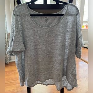 J Crew cropped shirt